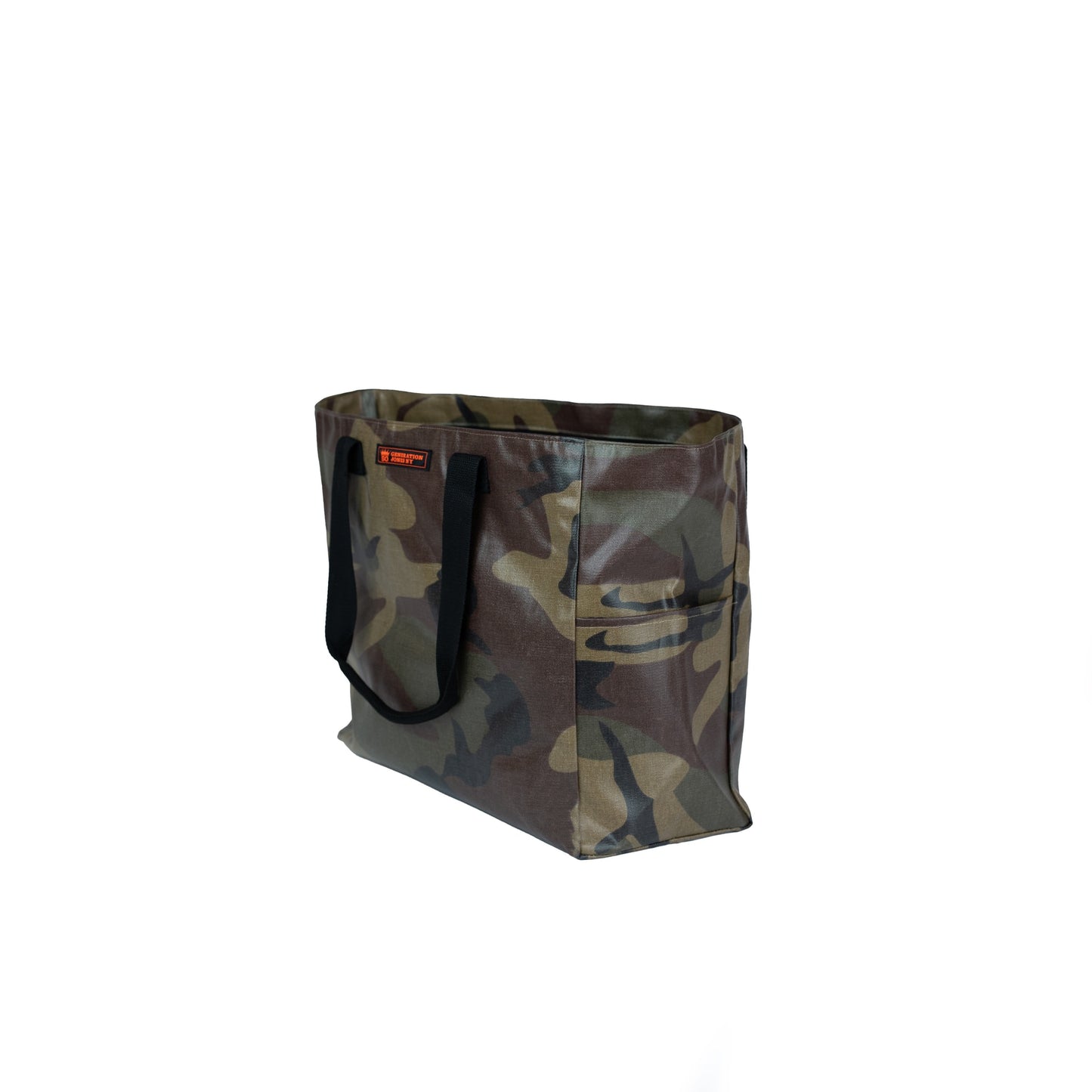 Community Waxed Camouflage Canvas Tote - Limited Edition